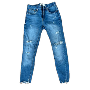 Zara The Mutidamages Ripped Skinny Jean